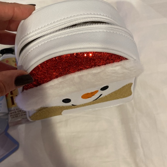 Beautiful Santa gift bag with items - Picture 2 of 5